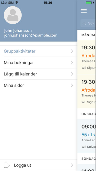 Emulate iPhone app WE Träning och Hälsa using MyAndroid Emulate iPhone app WE Träning och Hälsa using MyAndroid