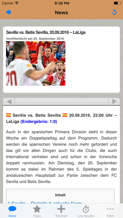 Emulate iPhone app Wettbasis – Sportwetten mit Erfolg using MyAndroid