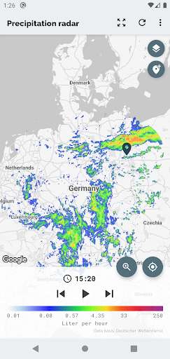 Run android online APK Wetterradar - Precipitation radar and prediction from MyAndroid or emulate Wetterradar - Precipitation radar and prediction using MyAndroid Run android online APK Wetterradar - Precipitation radar and prediction from MyAndroid or emulate Wetterradar - Precipitation radar and prediction using MyAndroid