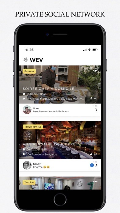 Emulate iPhone app WeV - Live your events using MyAndroid Emulate iPhone app WeV - Live your events using MyAndroid