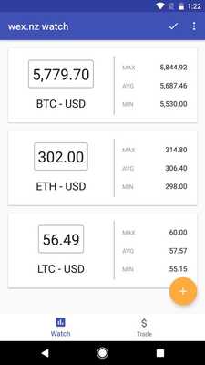 Emulate Android APK wex.nz trader