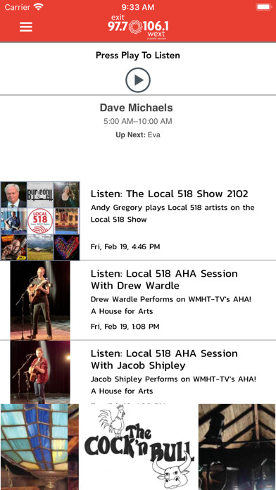Emulate iPhone app WEXT Radio using MyAndroid Emulate iPhone app WEXT Radio using MyAndroid