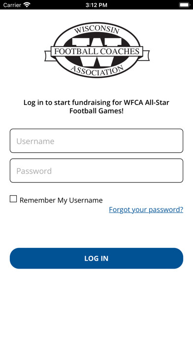 Emulate iPhone app WFCA All-Star Football Games using MyAndroid