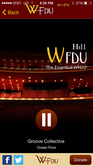 Emulate iPhone app WFDU Radio using MyAndroid Emulate iPhone app WFDU Radio using MyAndroid