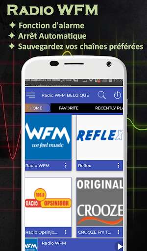 Run android online APK WFM Radio + All Belgium Radios from MyAndroid or emulate WFM Radio + All Belgium Radios using MyAndroid