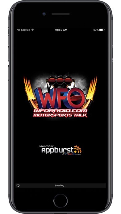 Emulate iPhone app WFO Radio NHRA NASCAR Podcast using MyAndroid Emulate iPhone app WFO Radio NHRA NASCAR Podcast using MyAndroid