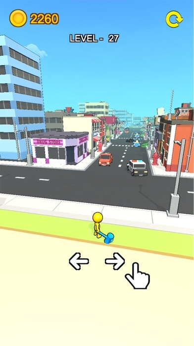 Emulate iPhone app Whack City using MyAndroid