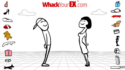 Emulate iPhone app Whack Your Ex - Official using MyAndroid