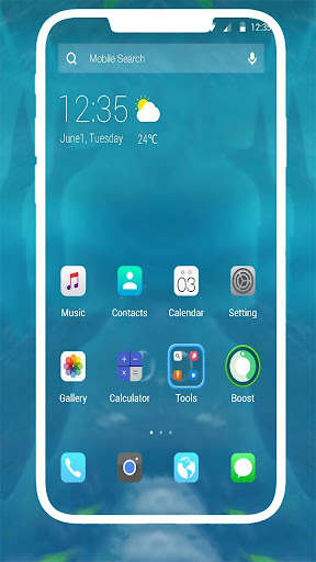 Run android online APK Whale APUS Launcher Theme from MyAndroid or emulate Whale APUS Launcher Theme using MyAndroid