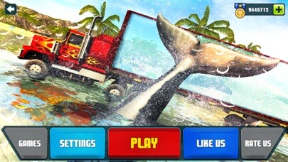 Emulate iPhone app Whale Transport Truck Driving using MyAndroid