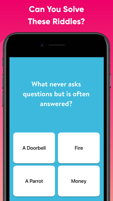 Emulate iPhone app What Am I? - Riddle Quiz Game using MyAndroid
