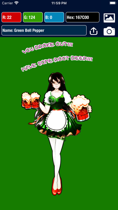 Emulate iPhone app What Color! Lite using MyAndroid Emulate iPhone app What Color! Lite using MyAndroid