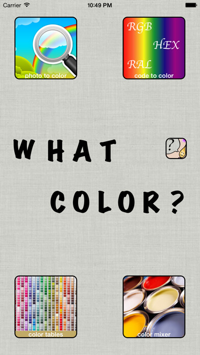 Emulate iPhone app What Color? using MyAndroid Emulate iPhone app What Color? using MyAndroid