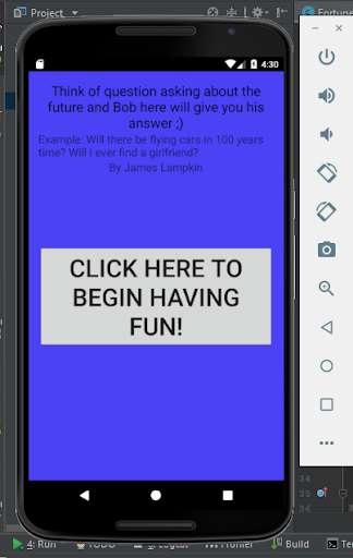 Run android online APK What does Bob think? from MyAndroid or emulate What does Bob think? using MyAndroid