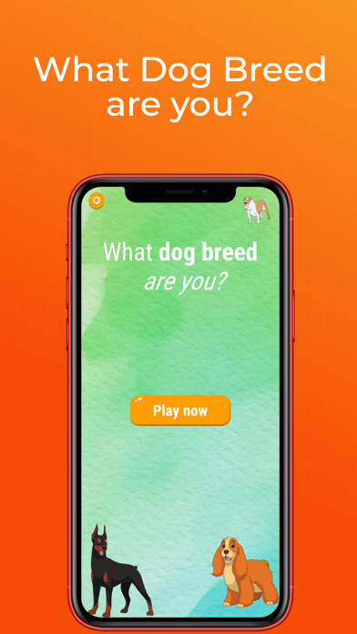 Emulate iPhone app What dog breed are you? Test using MyAndroid
