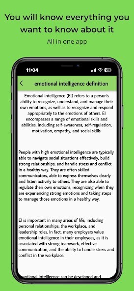 Emulate what is emotional intelligence from MyAndroid or run what is emotional intelligence using MyAndroid