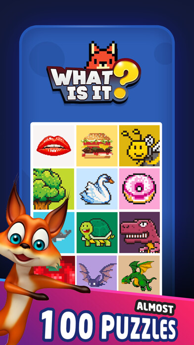 Emulate iPhone app WhatisIt?-Pixelated Pic Puzzle using MyAndroid Emulate iPhone app WhatisIt?-Pixelated Pic Puzzle using MyAndroid