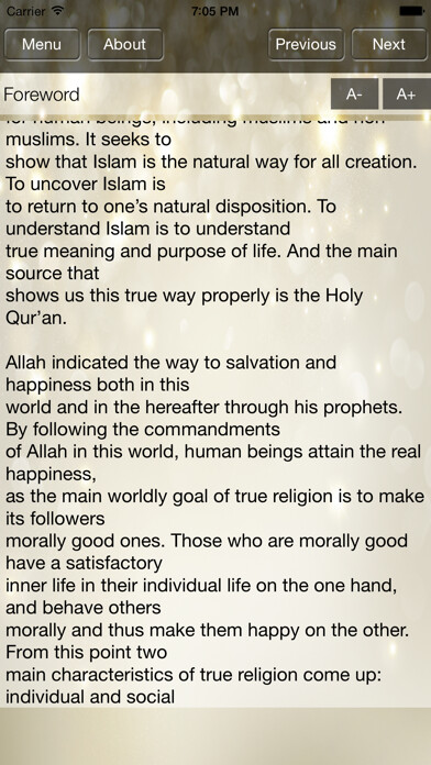 Emulate iPhone app What is The Islam? using MyAndroid Emulate iPhone app What is The Islam? using MyAndroid