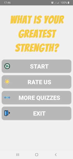 Run android online APK What Is Your Greatest Strength? from MyAndroid or emulate What Is Your Greatest Strength? using MyAndroid