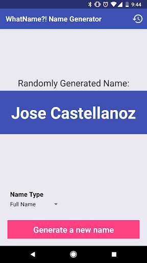 Run android online APK WhatName?! The Best Random Name Generator from MyAndroid or emulate WhatName?! The Best Random Name Generator using MyAndroid Run android online APK WhatName?! The Best Random Name Generator from MyAndroid or emulate WhatName?! The Best Random Name Generator using MyAndroid