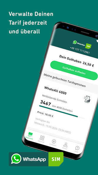 Run android online APK WhatsApp SIM from MyAndroid or emulate WhatsApp SIM using MyAndroid