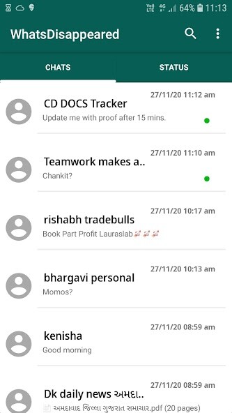 Run android online APK WhatsDisappeared : Save Disappearing Messages from MyAndroid or emulate WhatsDisappeared : Save Disappearing Messages using MyAndroid Run android online APK WhatsDisappeared : Save Disappearing Messages from MyAndroid or emulate WhatsDisappeared : Save Disappearing Messages using MyAndroid