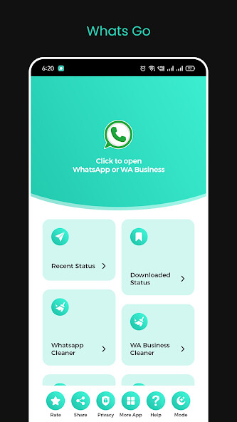 Run android online APK Whats Go - Saver, Cleaner from MyAndroid or emulate Whats Go - Saver, Cleaner using MyAndroid Run android online APK Whats Go - Saver, Cleaner from MyAndroid or emulate Whats Go - Saver, Cleaner using MyAndroid