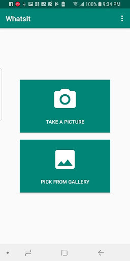 Run android online APK WhatsIt - Image Recognizer from MyAndroid or emulate WhatsIt - Image Recognizer using MyAndroid