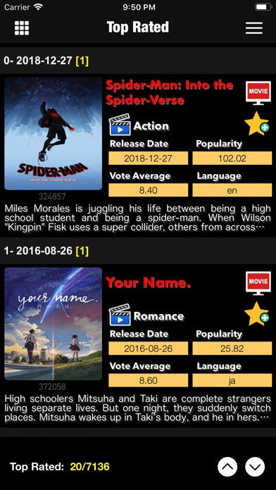Emulate iPhone app WhatsMovie using MyAndroid Emulate iPhone app WhatsMovie using MyAndroid