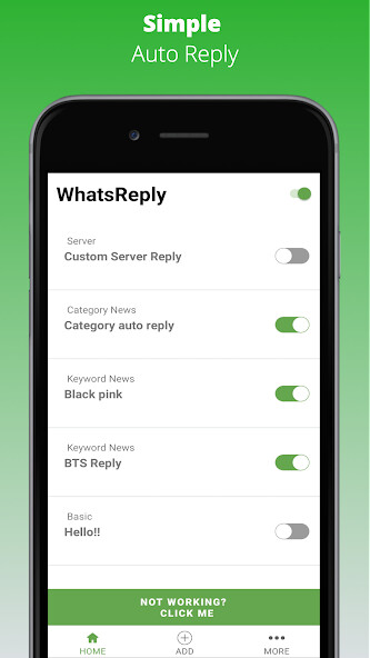 Run android online APK WhatsReply for Auto Reply from MyAndroid or emulate WhatsReply for Auto Reply using MyAndroid