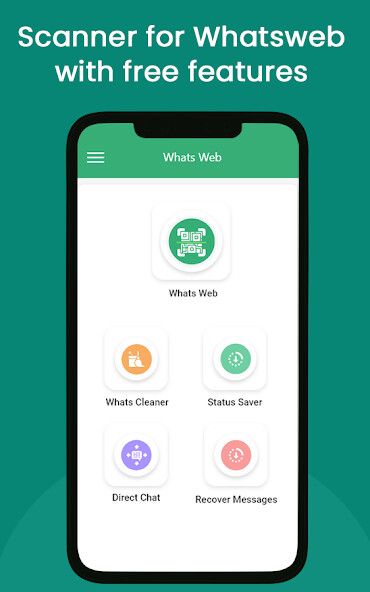 Run android online APK Whats Scanner for WhatsApp Web from MyAndroid or emulate Whats Scanner for WhatsApp Web using MyAndroid