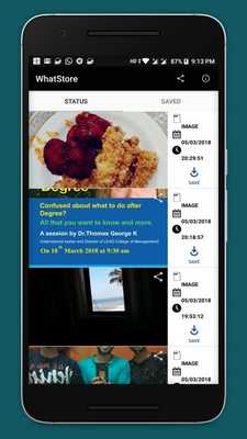 Emulate Android APK Whatstore Save Status you Like