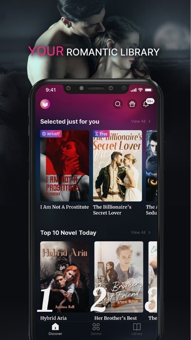 Emulate iPhone app What Story - Enjoy Love Novels using MyAndroid