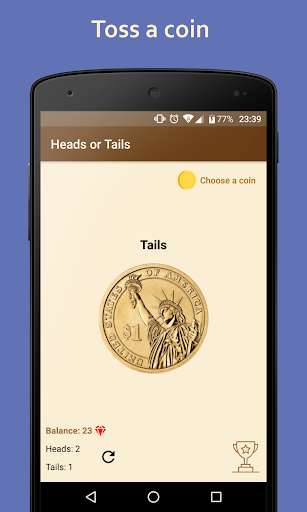 Run android online APK What to choose? - heads or tails, randomizer, dice from MyAndroid or emulate What to choose? - heads or tails, randomizer, dice using MyAndroid Run android online APK What to choose? - heads or tails, randomizer, dice from MyAndroid or emulate What to choose? - heads or tails, randomizer, dice using MyAndroid