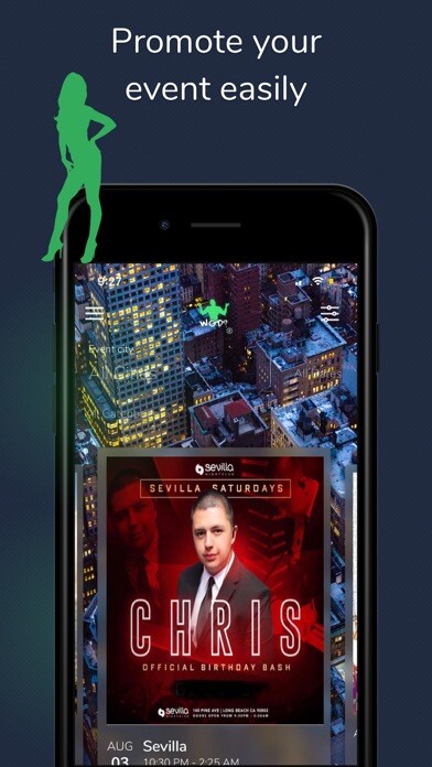 Emulate iPhone app Whatz Going Down: Event Nearby using MyAndroid