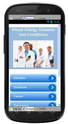 Emulate Android APK Wheat Allergy Information