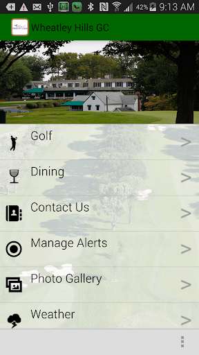 Emulate Android APK Wheatley Hills Golf Club