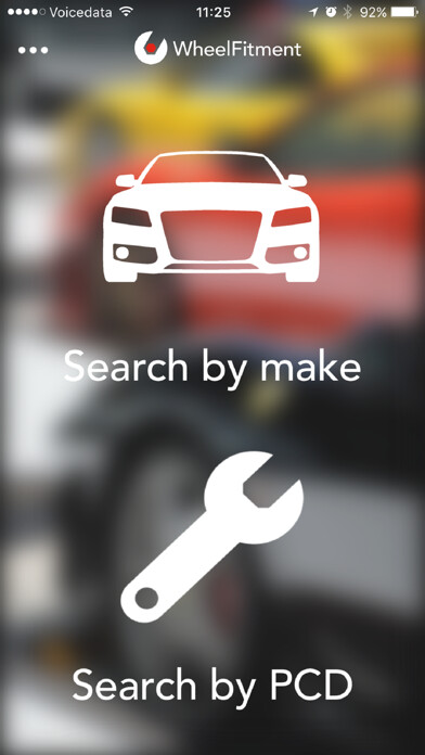 Emulate iPhone app Wheelfitment using MyAndroid