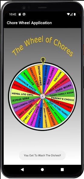 Run android online APK Wheel Of Chores from MyAndroid or emulate Wheel Of Chores using MyAndroid