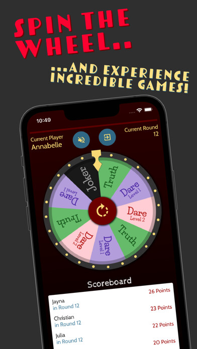 Emulate iPhone app Wheel of Truth or Dare using MyAndroid Emulate iPhone app Wheel of Truth or Dare using MyAndroid