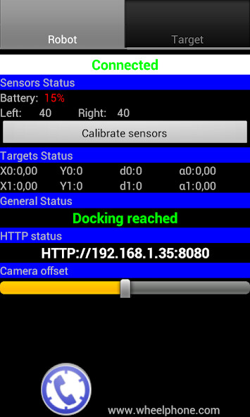 Emulate Android APK Wheelphone target docking