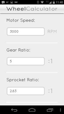 Emulate Android APK Wheel Speed Calculator Emulate Android APK Wheel Speed Calculator