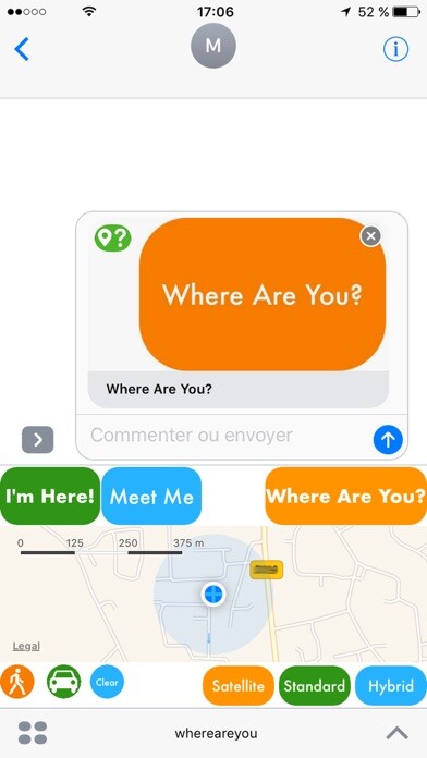 Emulate iPhone app Where Are You?? for iMessage using MyAndroid Emulate iPhone app Where Are You?? for iMessage using MyAndroid