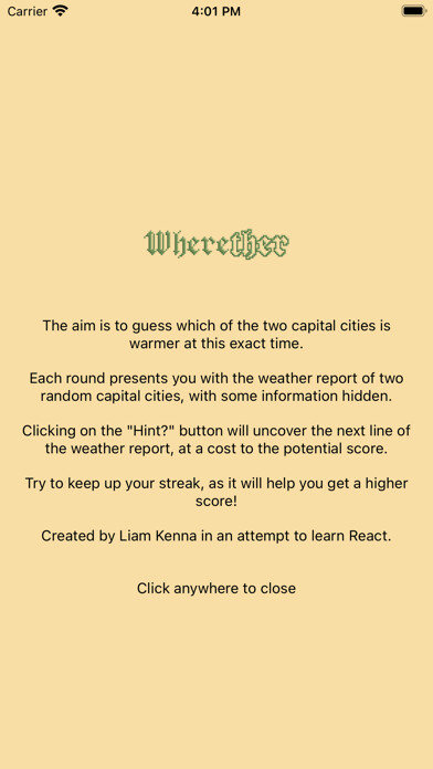 Emulate iPhone app Wherether using MyAndroid Emulate iPhone app Wherether using MyAndroid