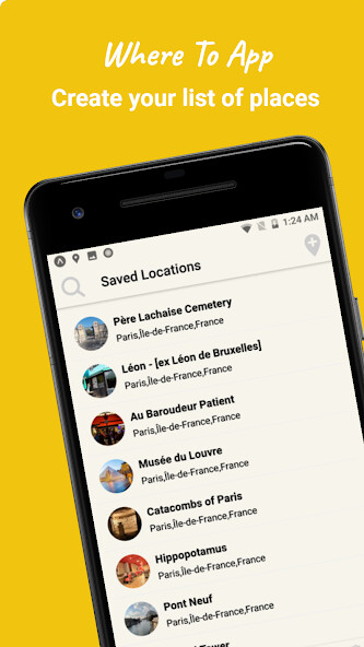 Run android online APK Where To - Save locations from from MyAndroid or emulate Where To - Save locations from using MyAndroid