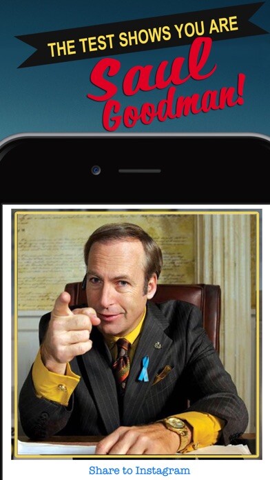 Emulate iPhone app Which Character Are You? - Personality Quiz for Better Call Saul & Breaking Bad using MyAndroid Emulate iPhone app Which Character Are You? - Personality Quiz for Better Call Saul & Breaking Bad using MyAndroid