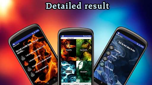 Emulate Android APK Which of four elements are you