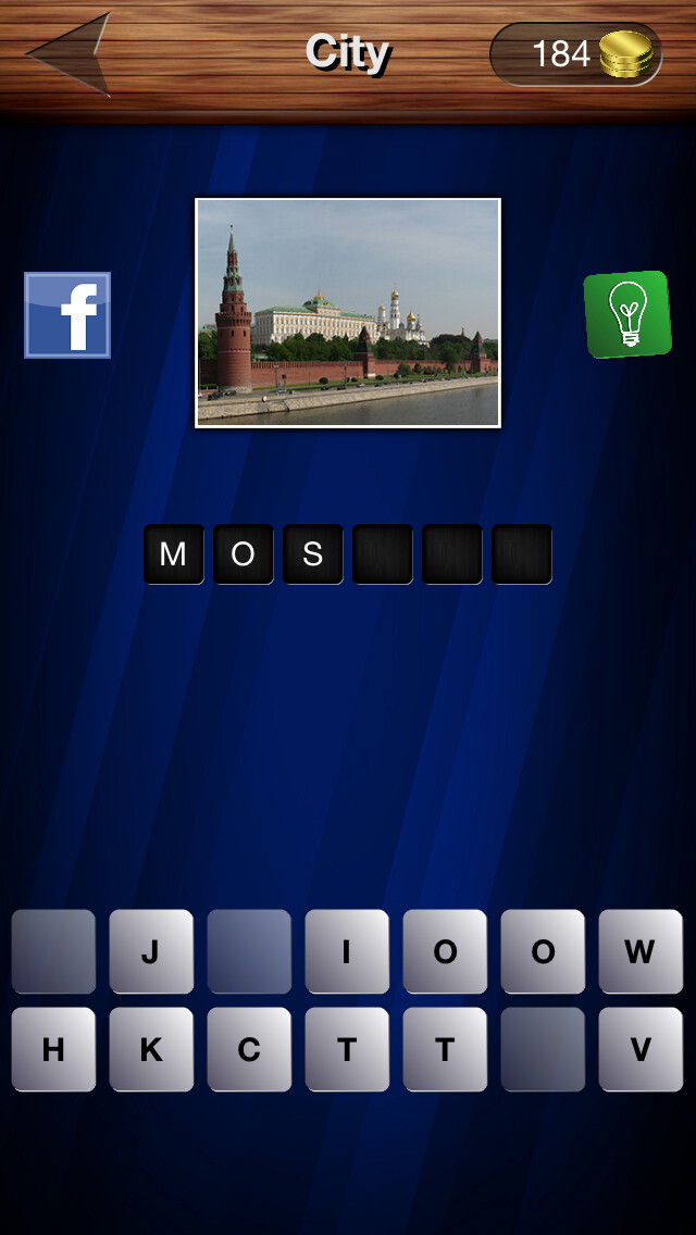 Emulate iPhone app Which Place? Quiz using MyAndroid