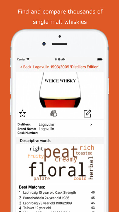 Emulate iPhone app WhichWhisky using MyAndroid
