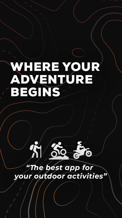 Emulate iPhone app WHIP LIVE Moto, Bike, Trekking using MyAndroid